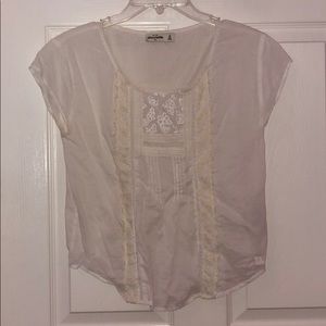 White Abercrombie Kids Top